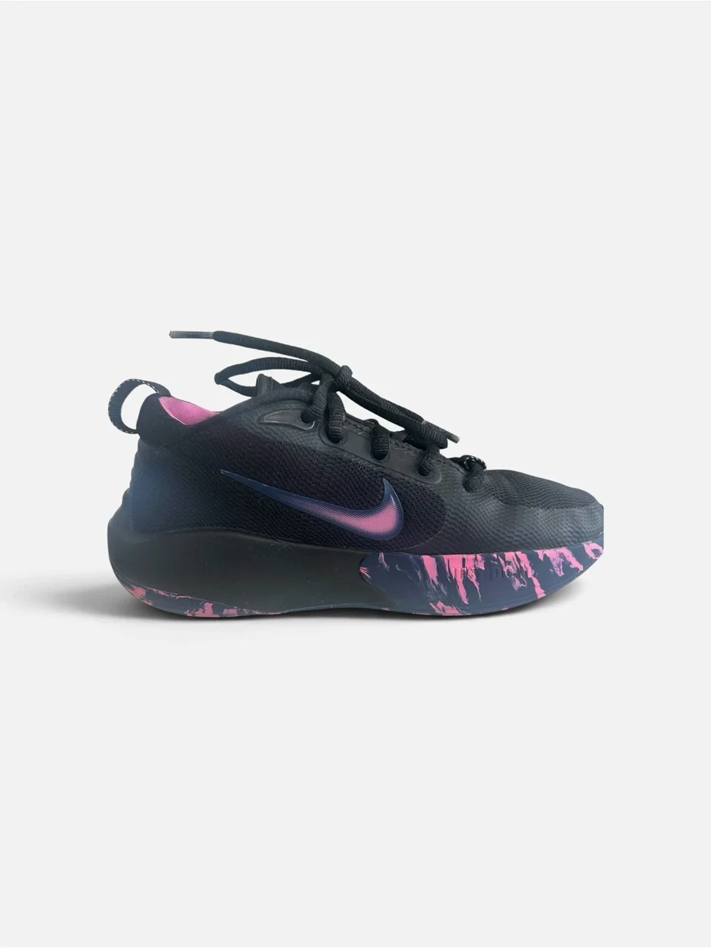 Nike Isofly Black and Pink Basketball Sneakers Girls Size 1